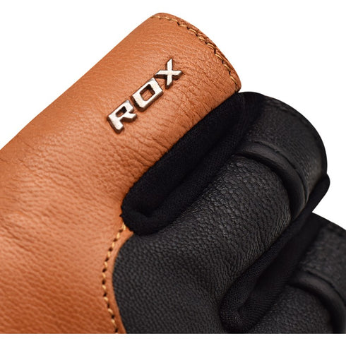 RDX S14 FERRIS WEIGHTLIFTING LEATHER GYM GLOVES/Tan-5
